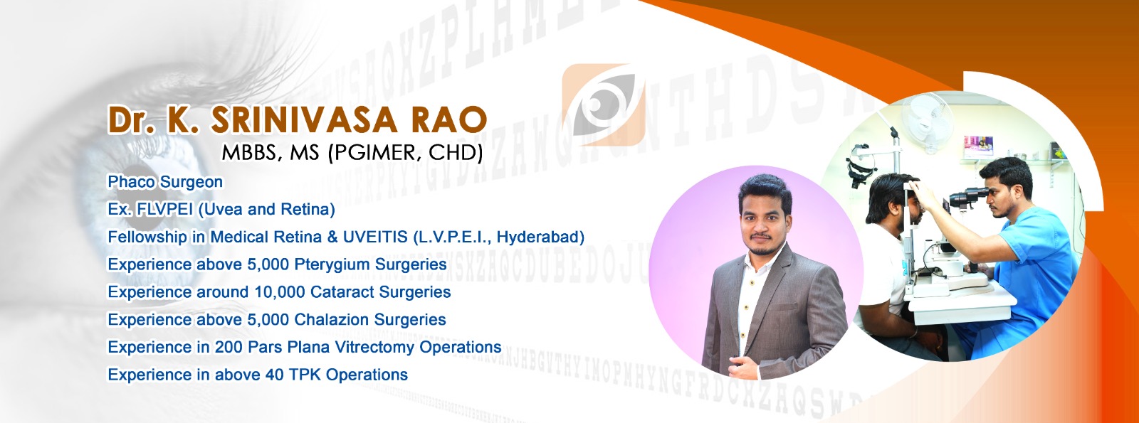 Dr K Srinivasa Rao - Retina Consultant - Dhrusti Eye Hospital and Retina Care
